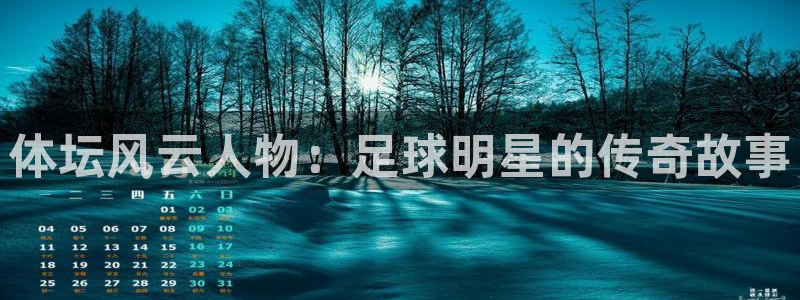 vsport体育在线官网：体坛风云人物：足球明星的传奇故事