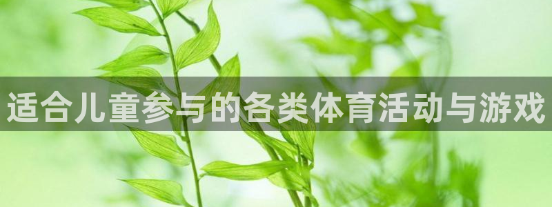 vsport体育：适合儿童参与的各类体育活动与游戏