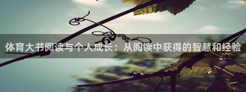 vsport体育在线官网：体育大书阅读与个人成长：从阅读中获得的智慧和经验