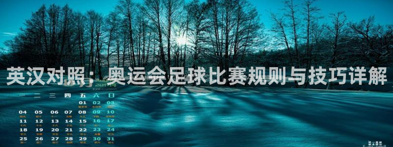 vsport体育：英汉对照：奥运会足球比赛规则与技巧详解